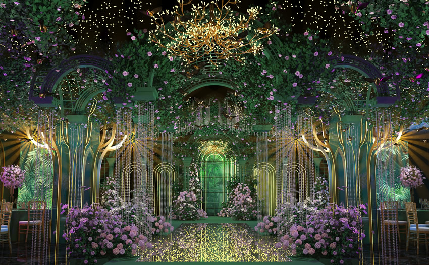 余姚奇妙森林婚礼堂效果展示